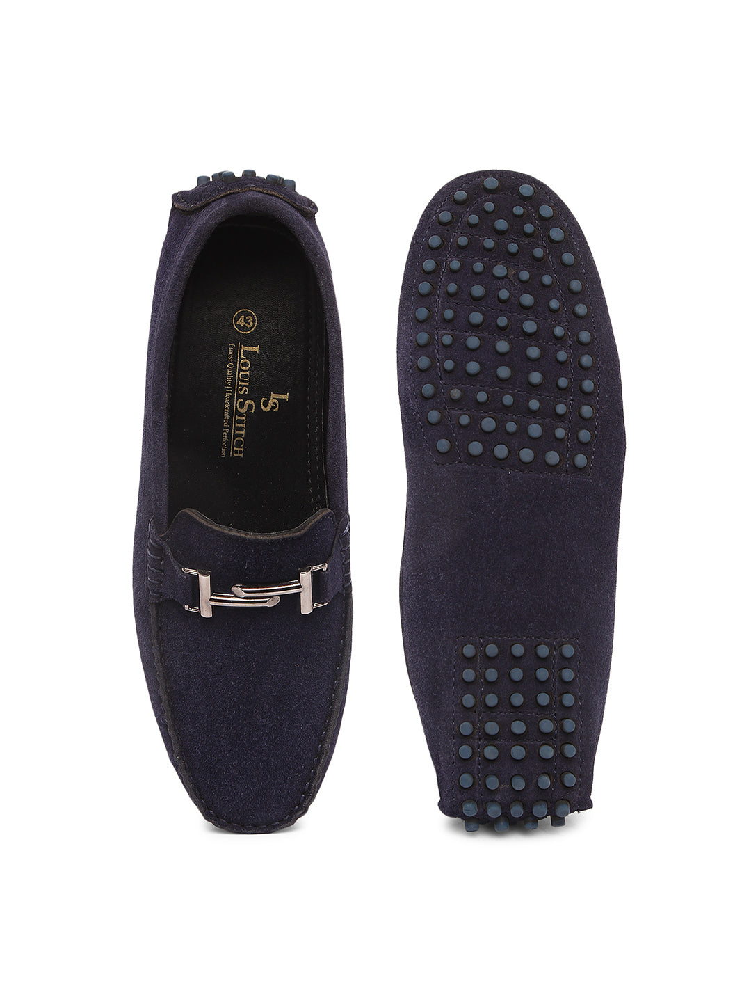 Handmade Italian Suede Leather Penny Loafers