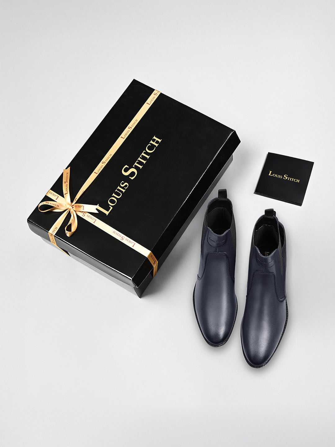Federal Blue Dual Tone Handcrafted Chelsea Boots