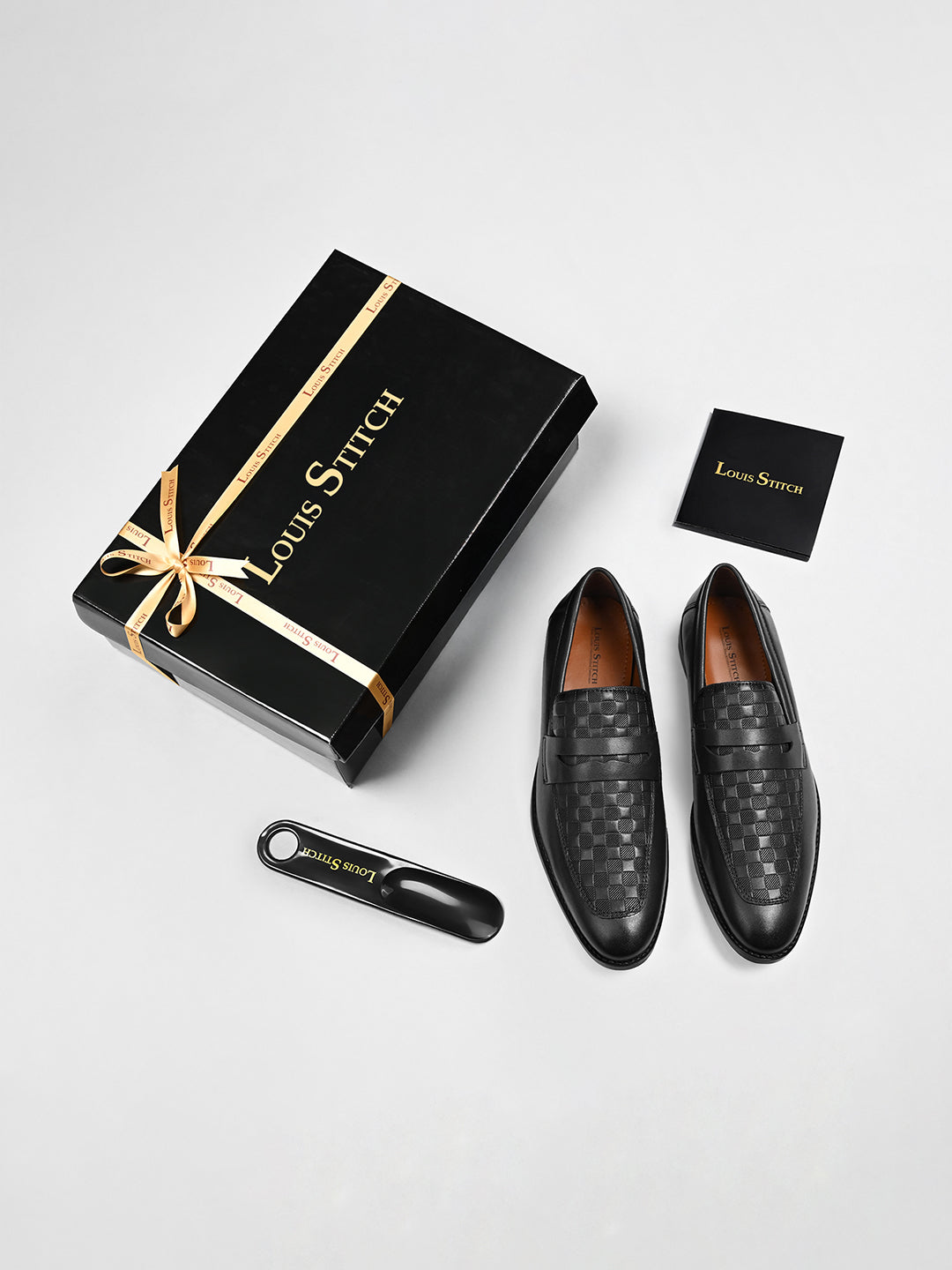 Jet Black Handcrafted Moccasin Slipon