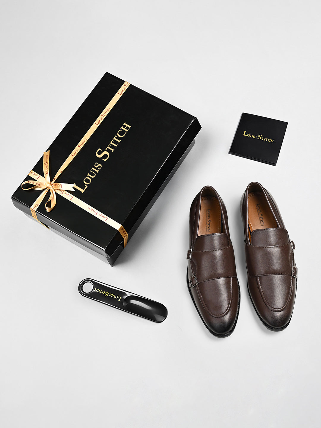 Brunette Brown Handcrafted Slipon Style Comfortable Monk