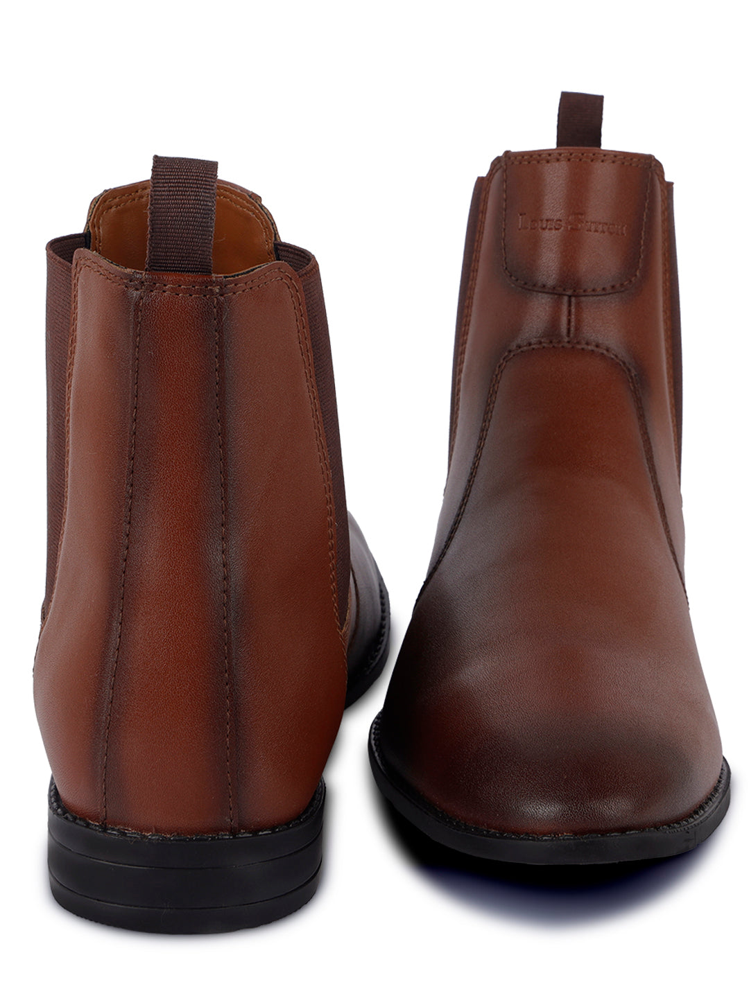 Russet Tan Dual Tone Handcrafted Chelsea Boots