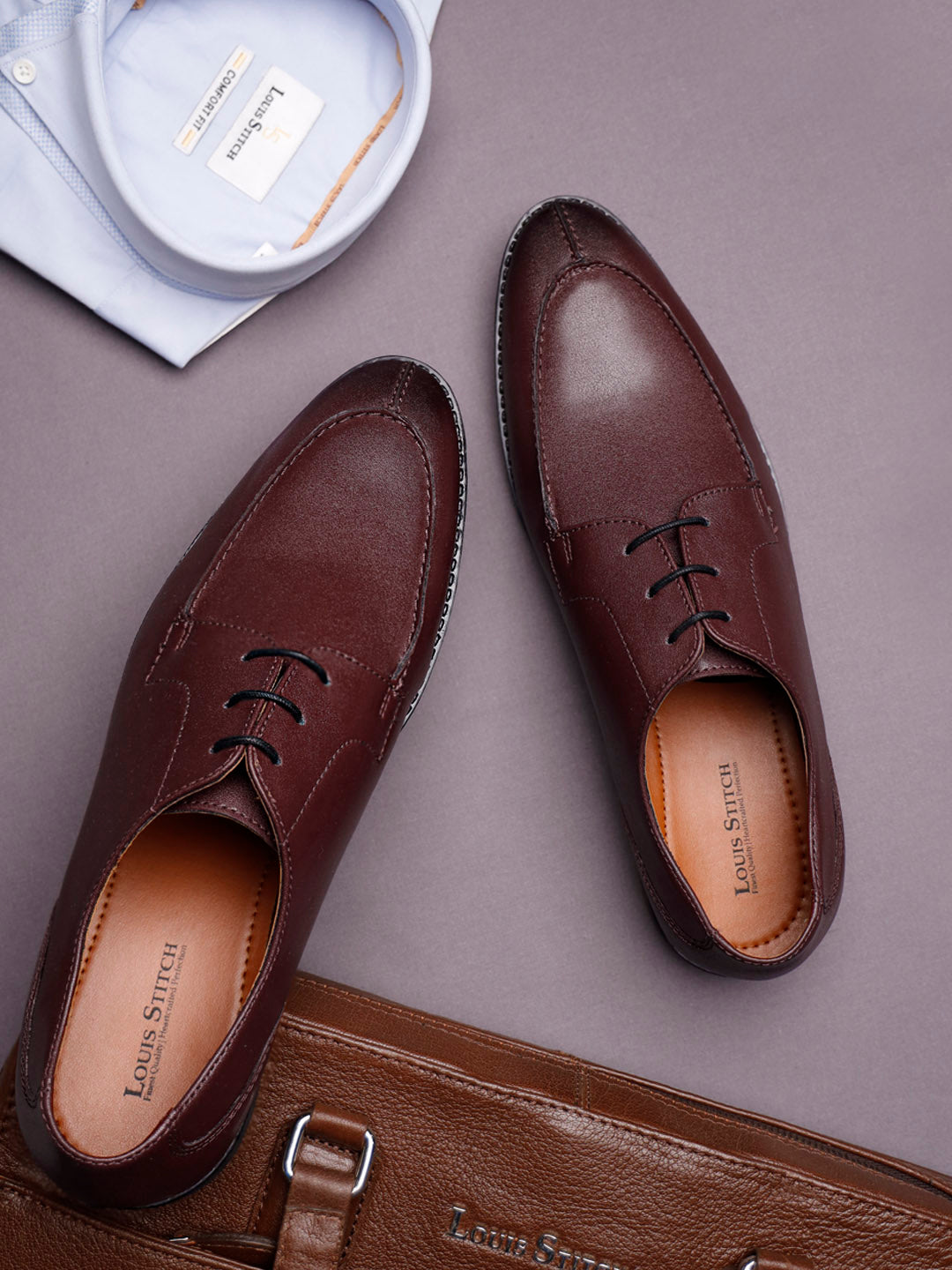 Rosewood Handcrafted Derby Laceups Shoes