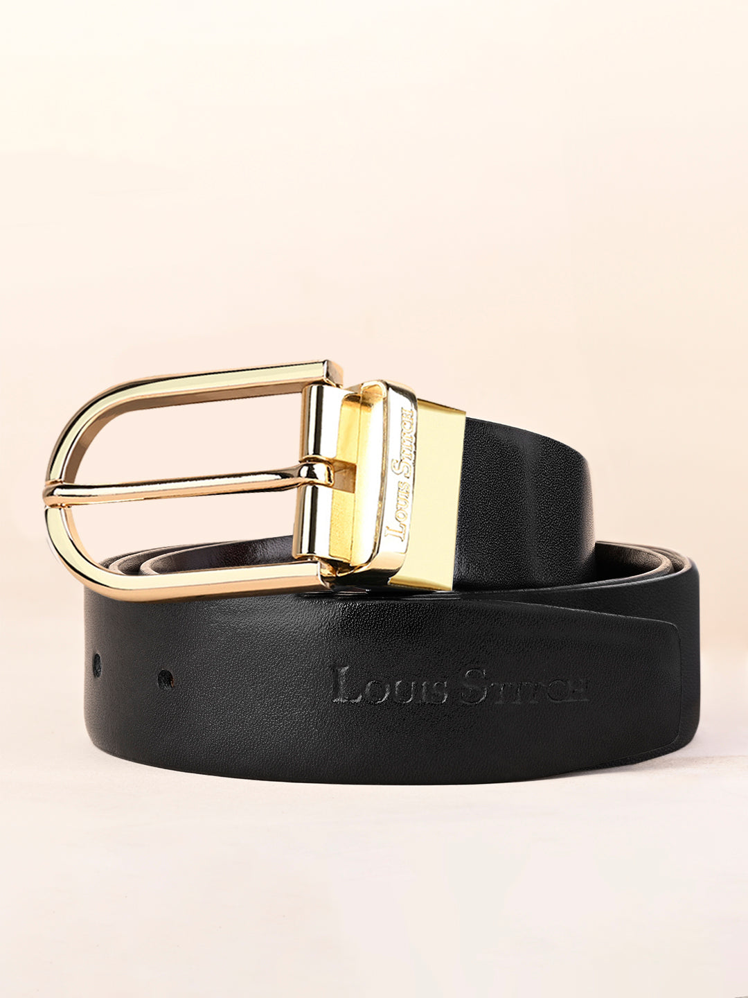 Handcrafted Spanish Leather Reversible Belt For Men