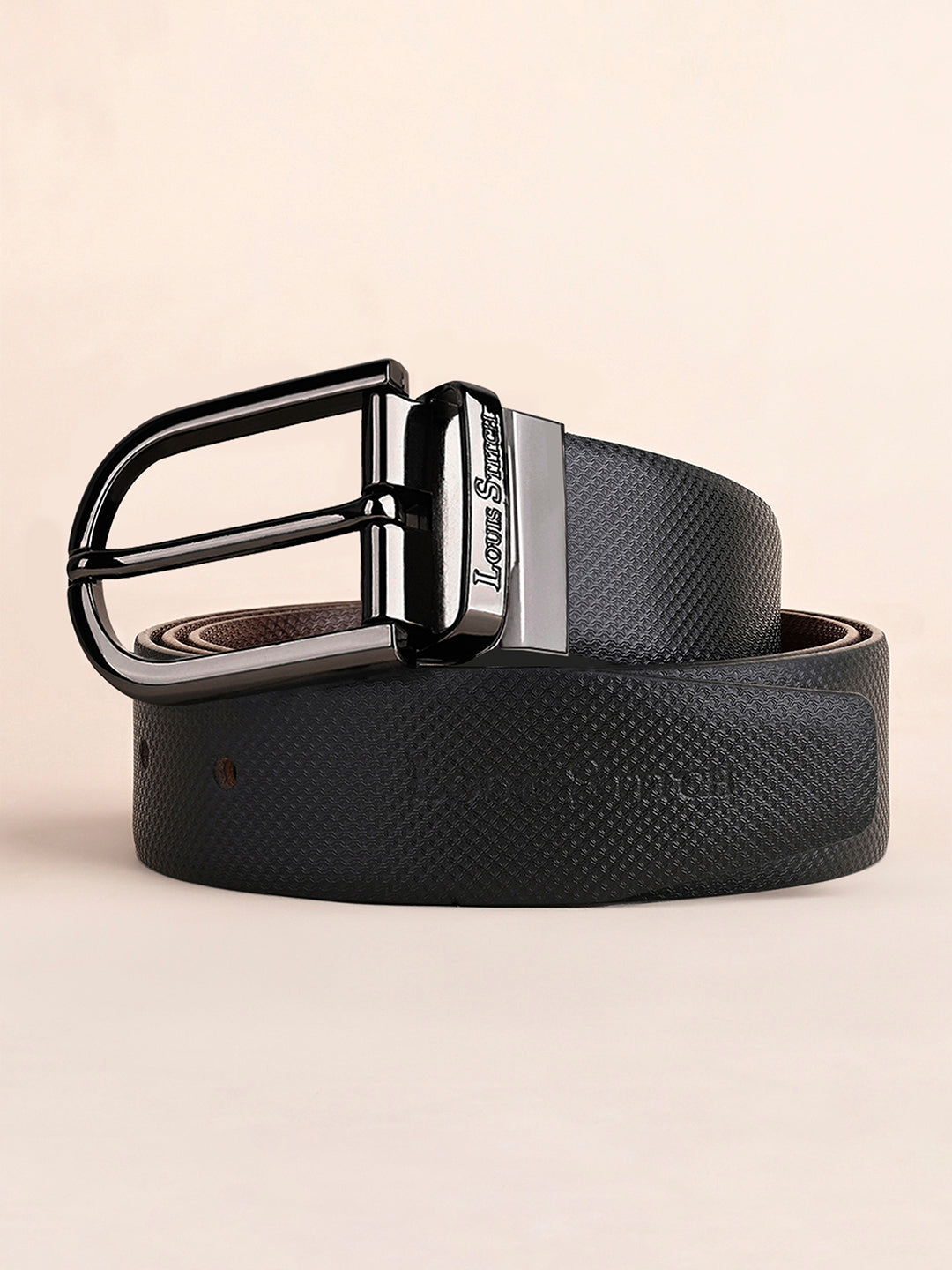 Handcrafted Spanish Leather Reversible Belt For Men