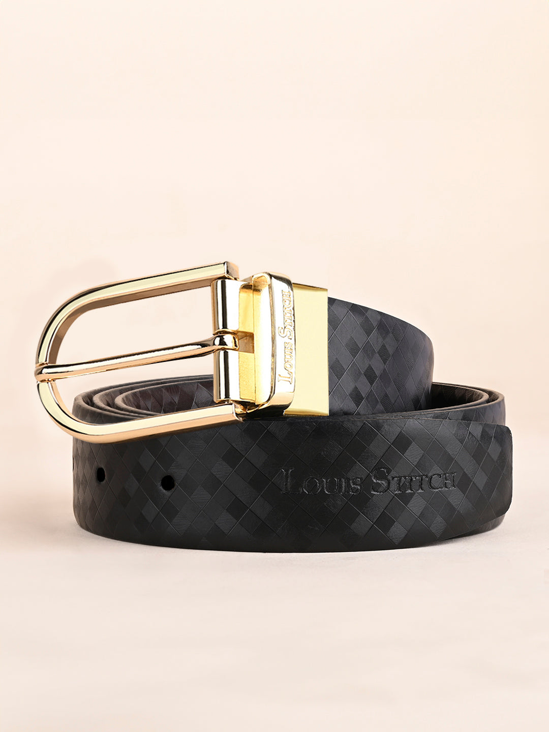 Handcrafted Spanish Leather Reversible Belt For Men