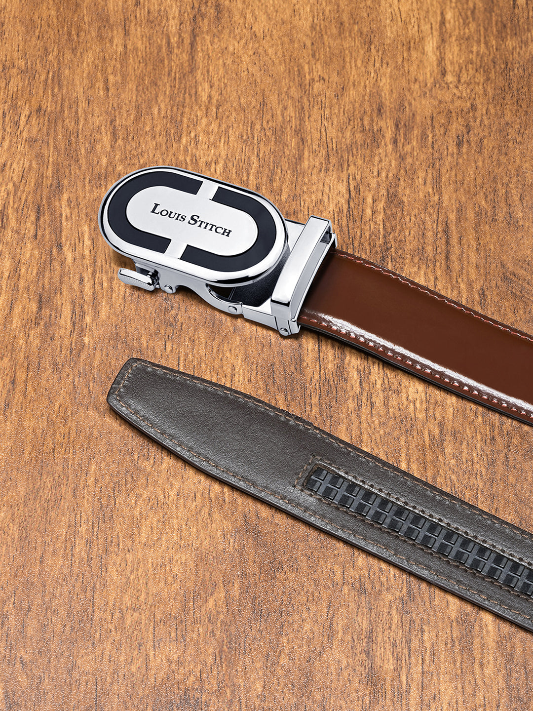 Handcrafted Leather Auto Lock Formal Belt For Men