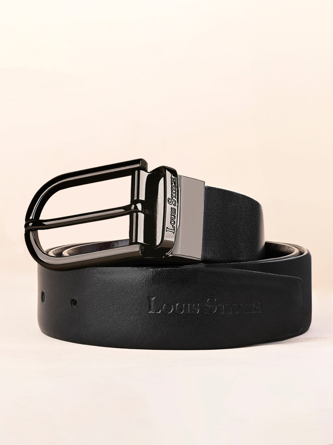 Handcrafted Spanish Leather Reversible Belt For Men
