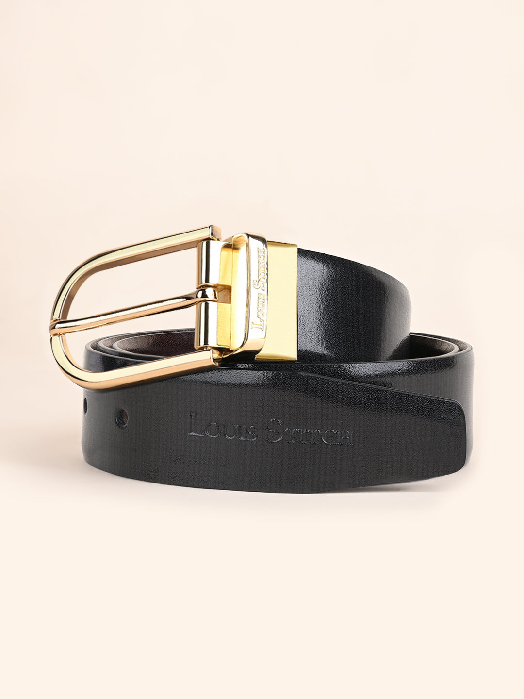 Handcrafted Spanish Leather Reversible Belt For Men