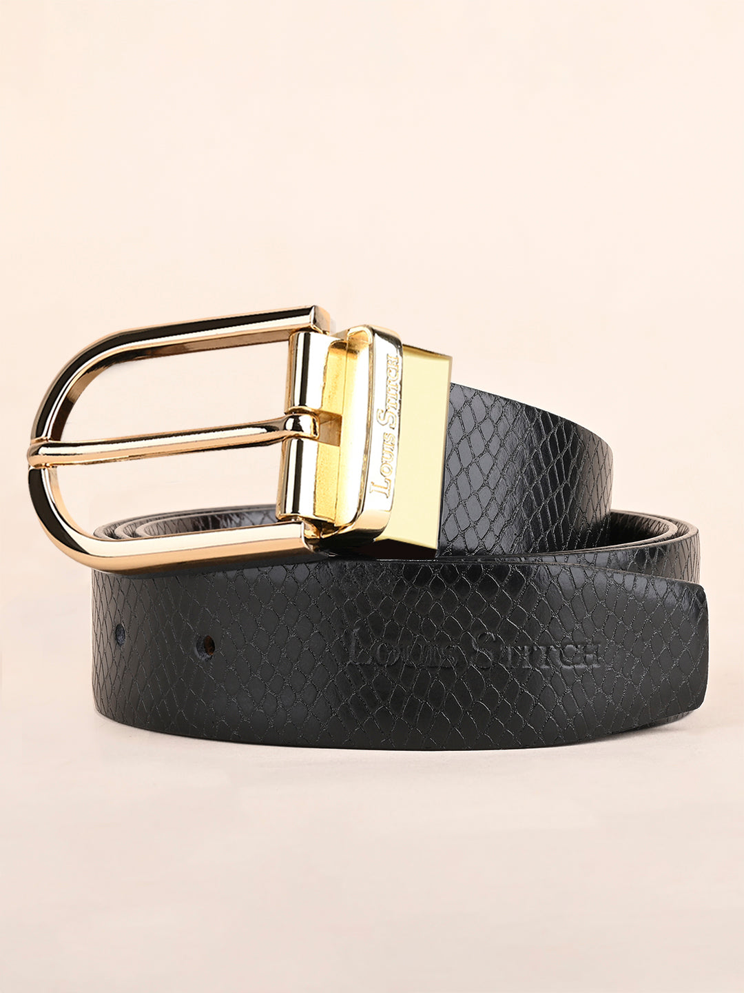 Handcrafted Spanish Leather Reversible Belt For Men