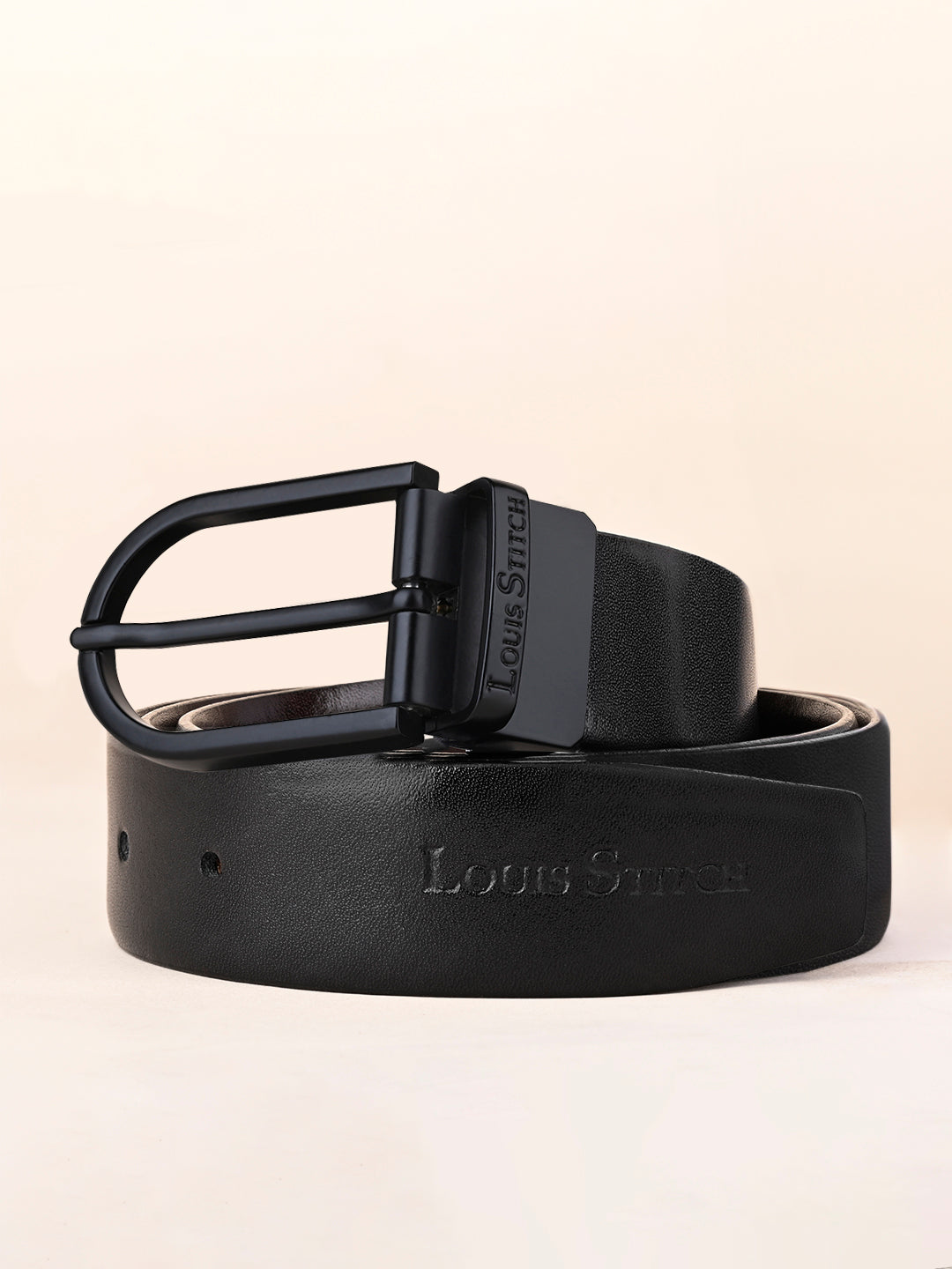 Handcrafted Spanish Leather Reversible Belt For Men