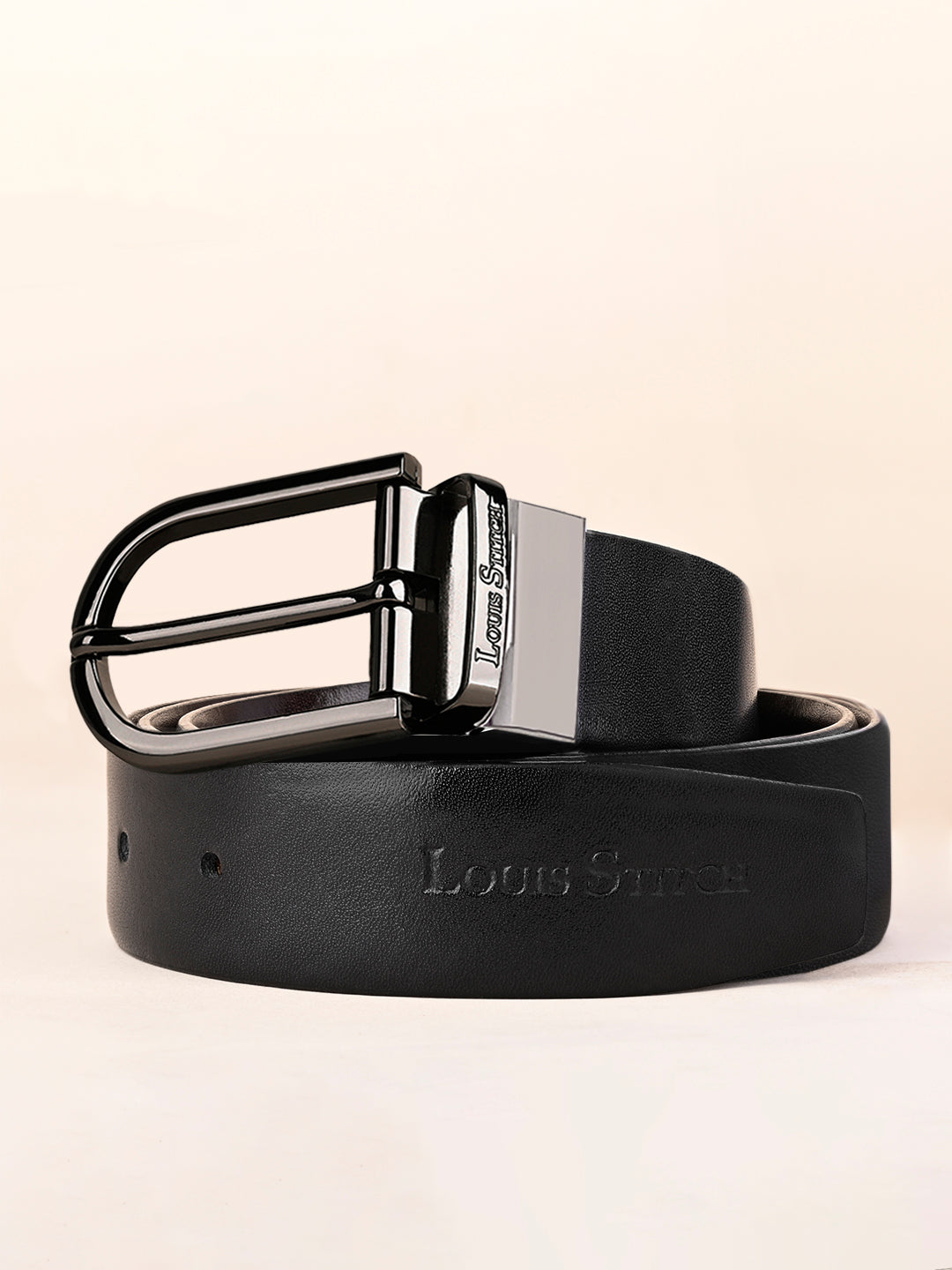 Handcrafted Spanish Leather Reversible Belt For Men