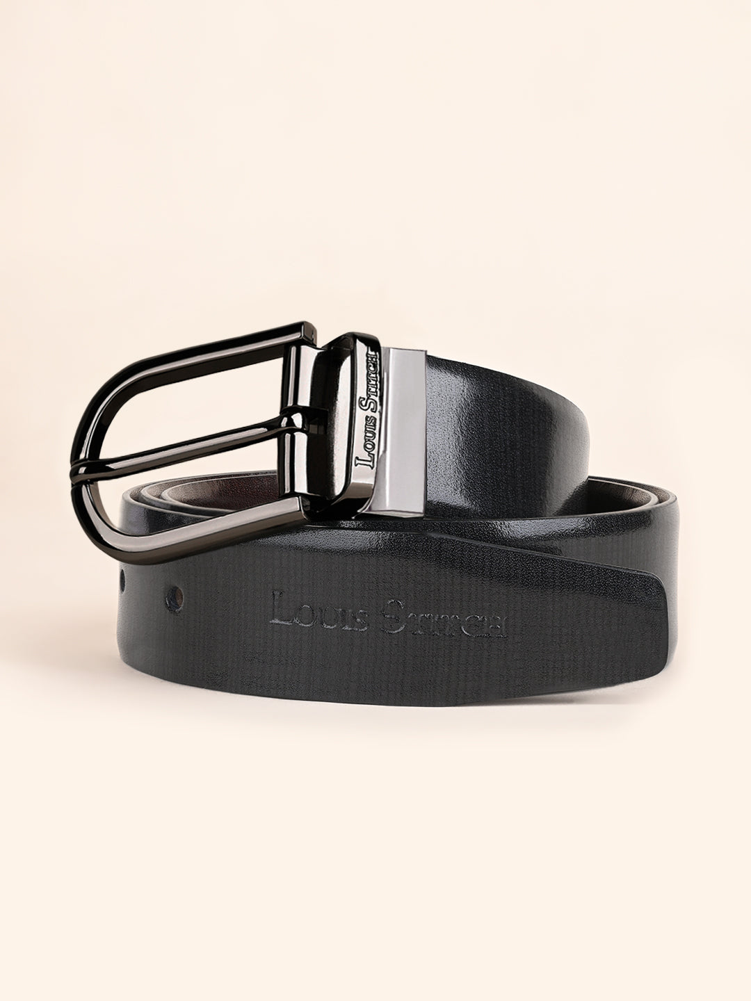 Handcrafted Spanish Leather Reversible Belt For Men