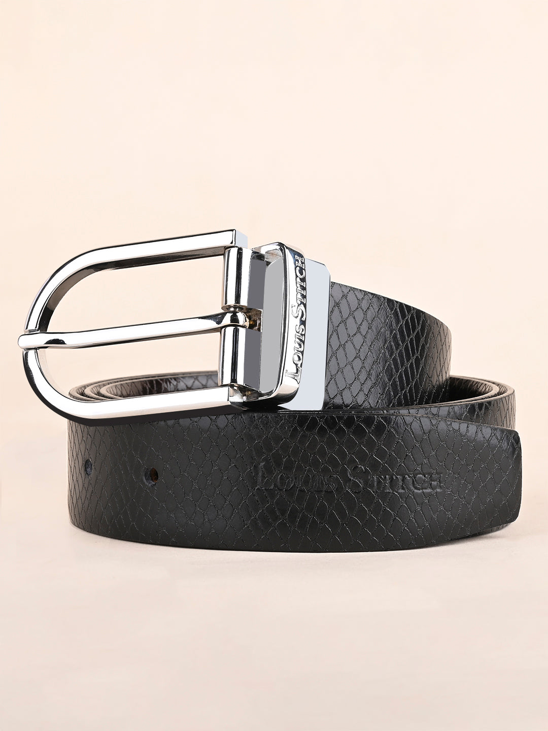 Handcrafted Spanish Leather Reversible Belt For Men