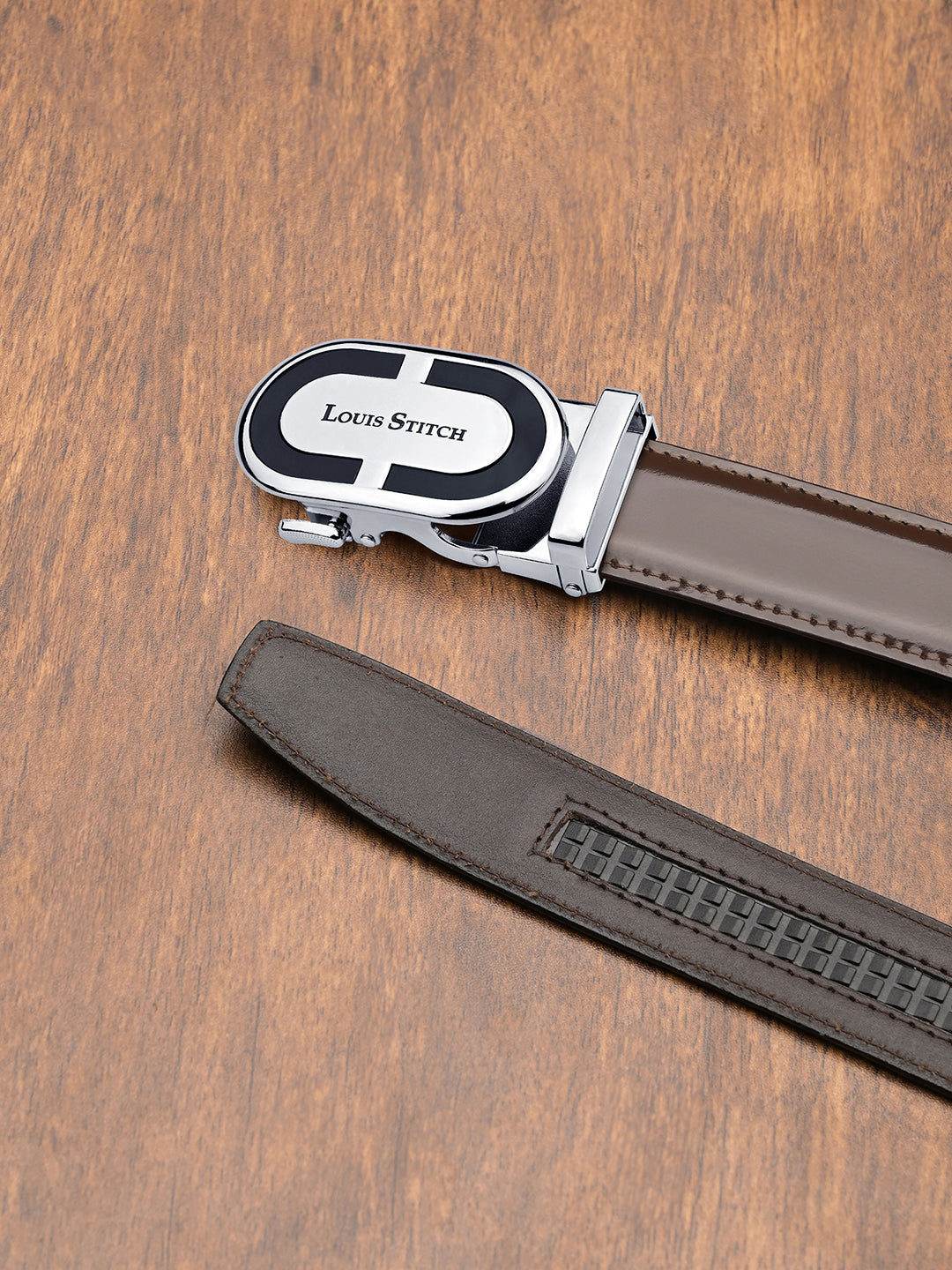 Handcrafted Leather Auto Lock Formal Belt For Men