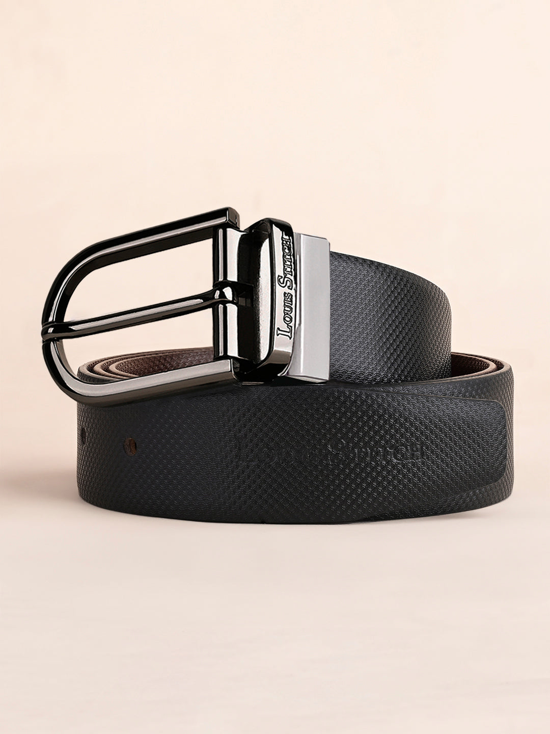 Handcrafted Spanish Leather Reversible Belt For Men