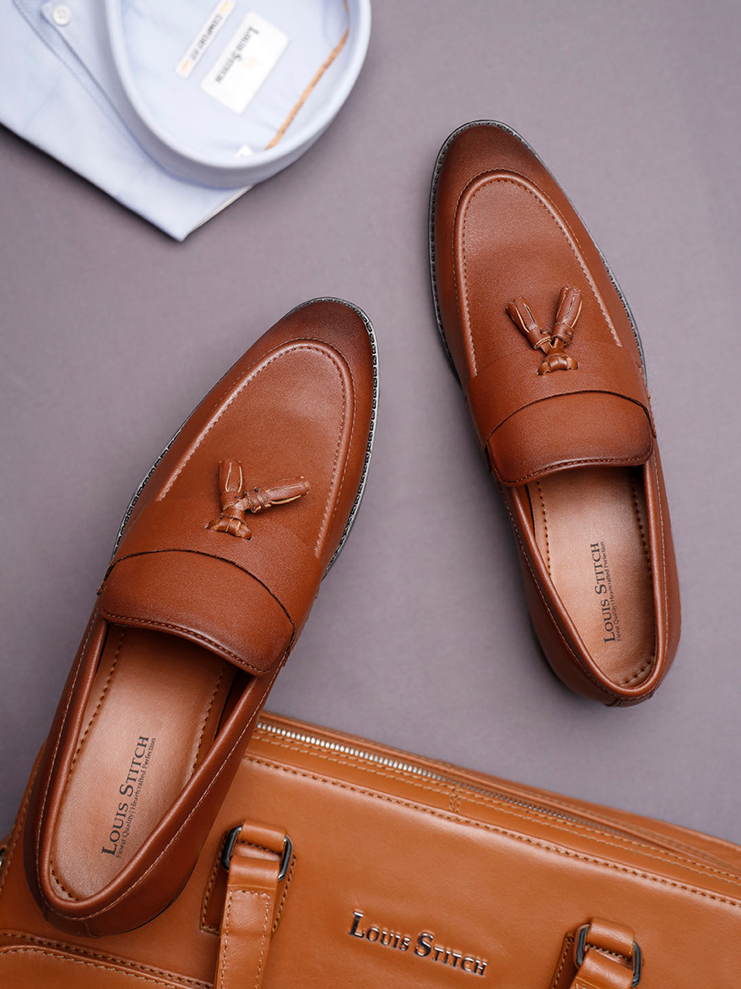 Russet Tan Tassel Style Comfortable Moccasins