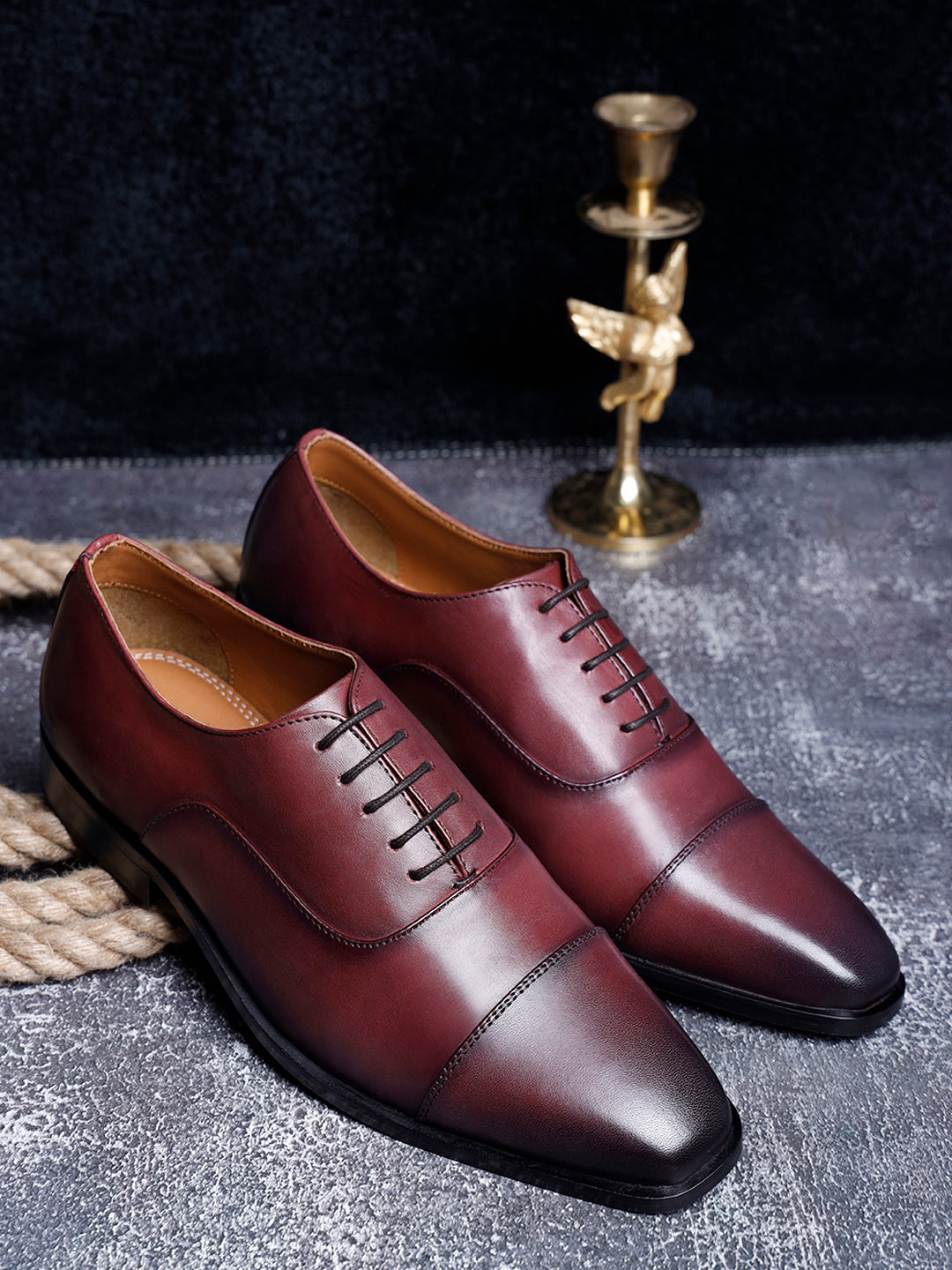 Rosewood Handmade Premium Italian Leather Oxfords