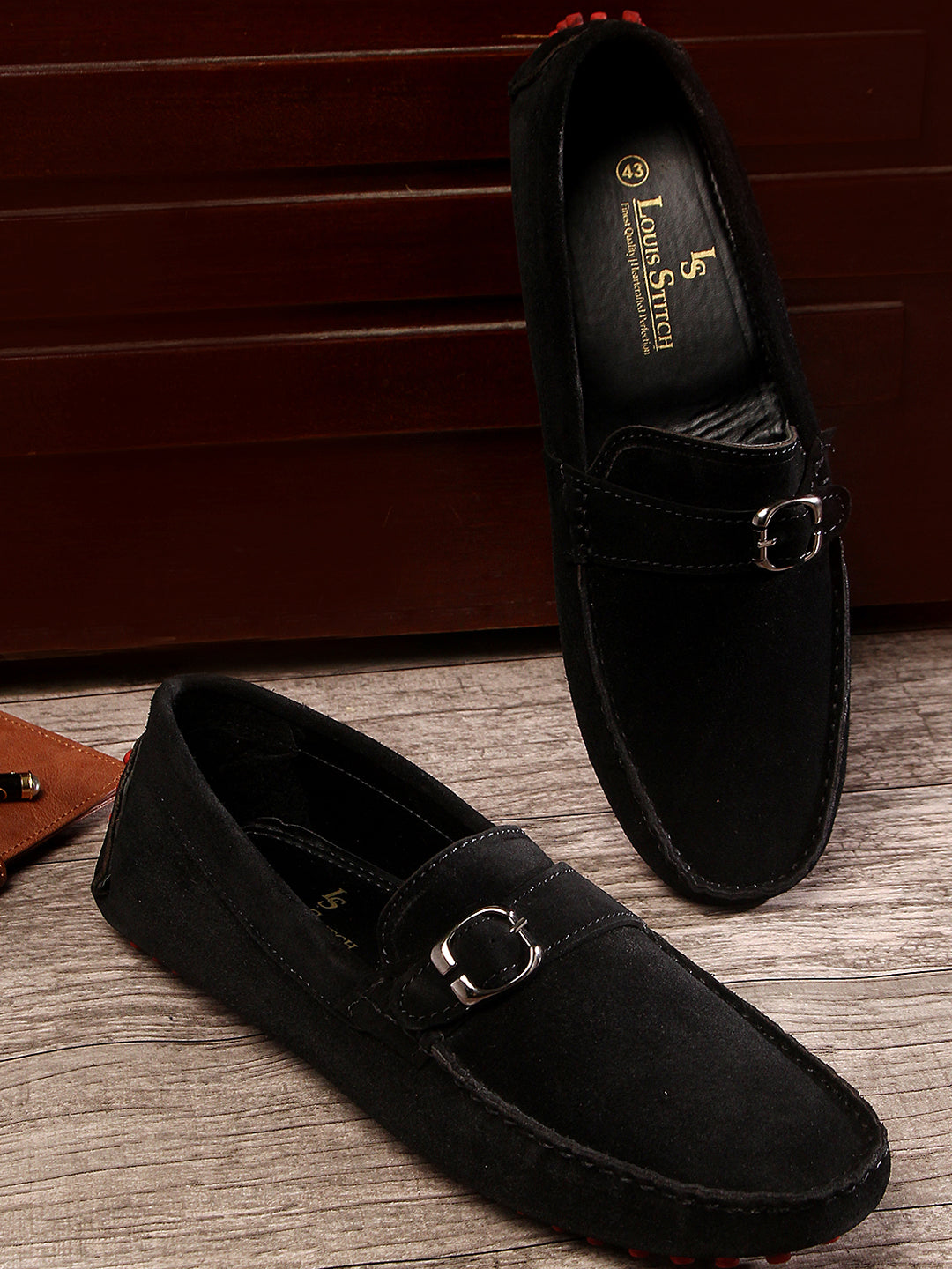 Handmade Italian Suede Leather Penny Loafers