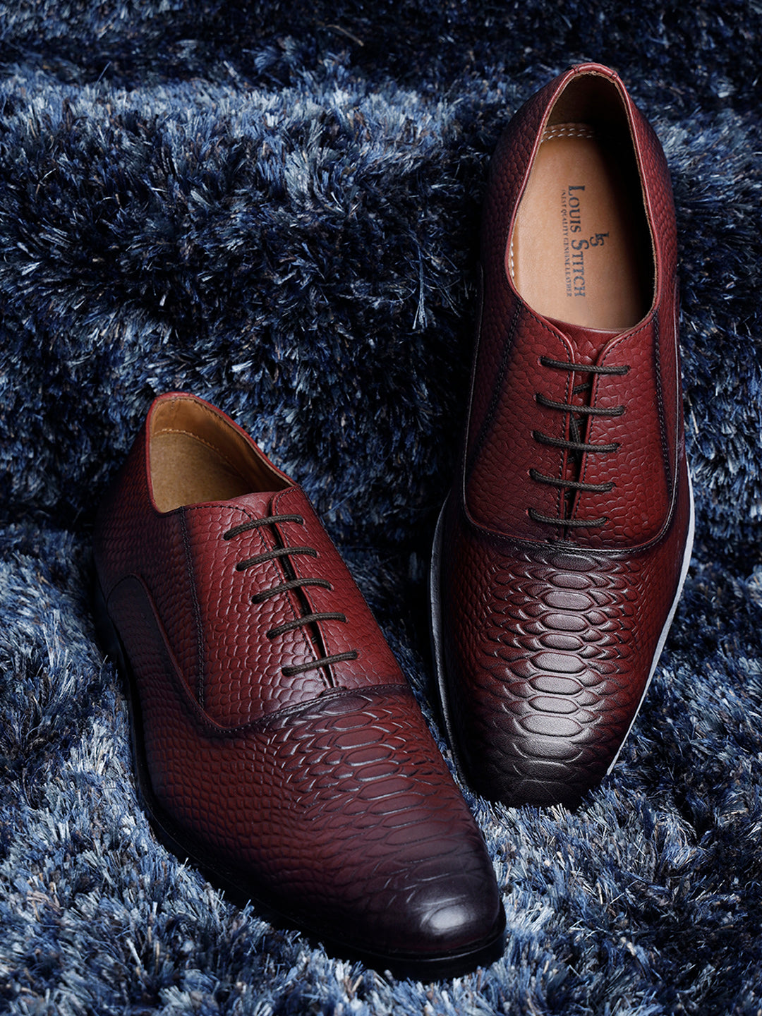 Rosewood Handmade Premium Italian Leather Derby Shoes