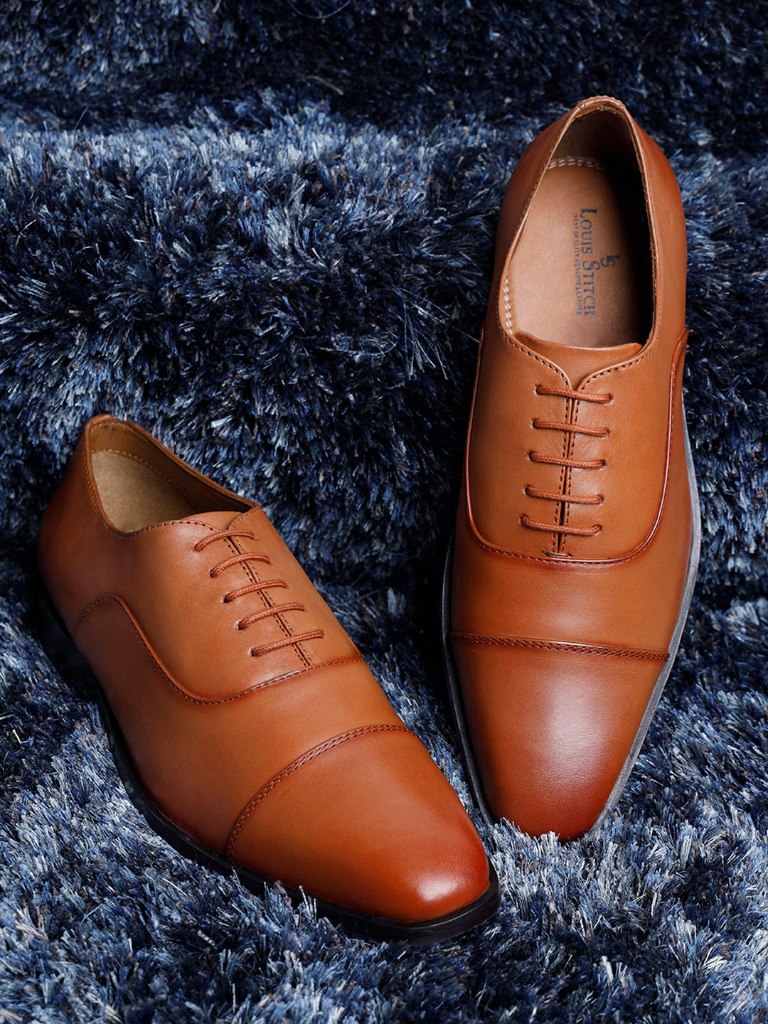 Russet Tan Handmade Premium Italian Leather Oxfords