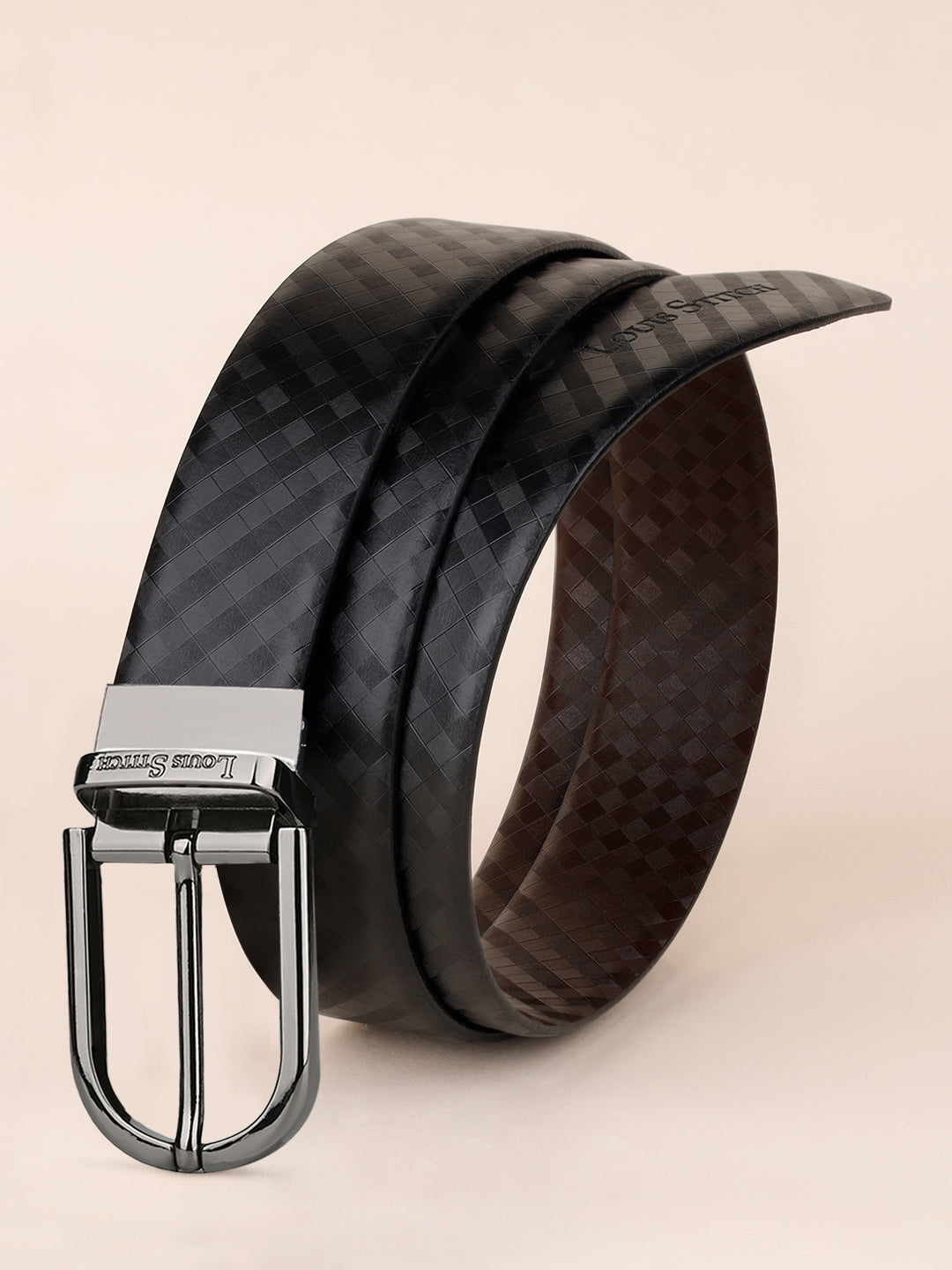Handcrafted Spanish Leather Reversible Belt For Men
