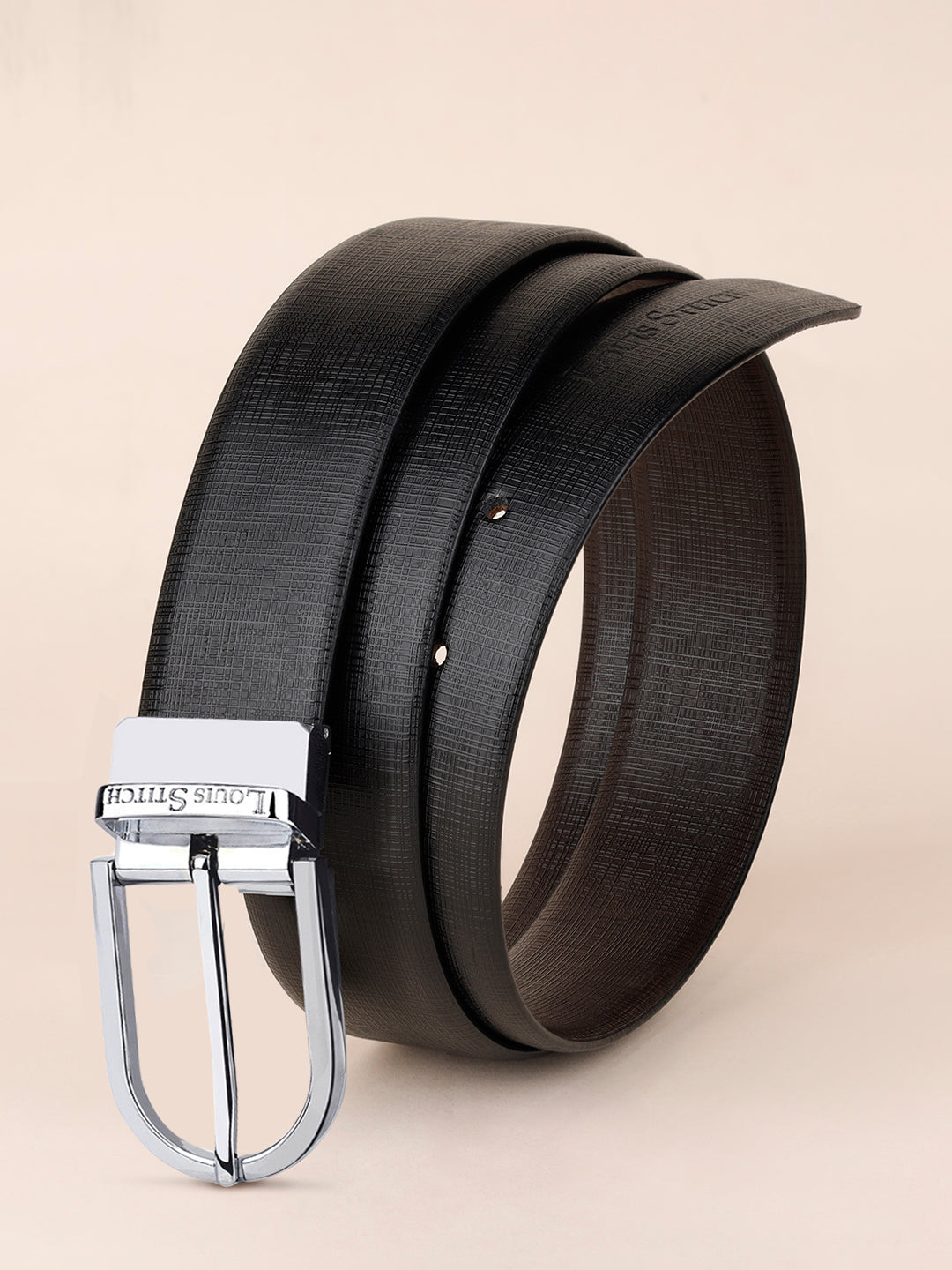 Handcrafted Spanish Leather Reversible Belt For Men