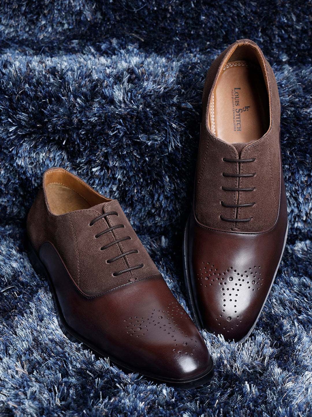 Brunette Brown Handmade Premium Italian Leather Brogues