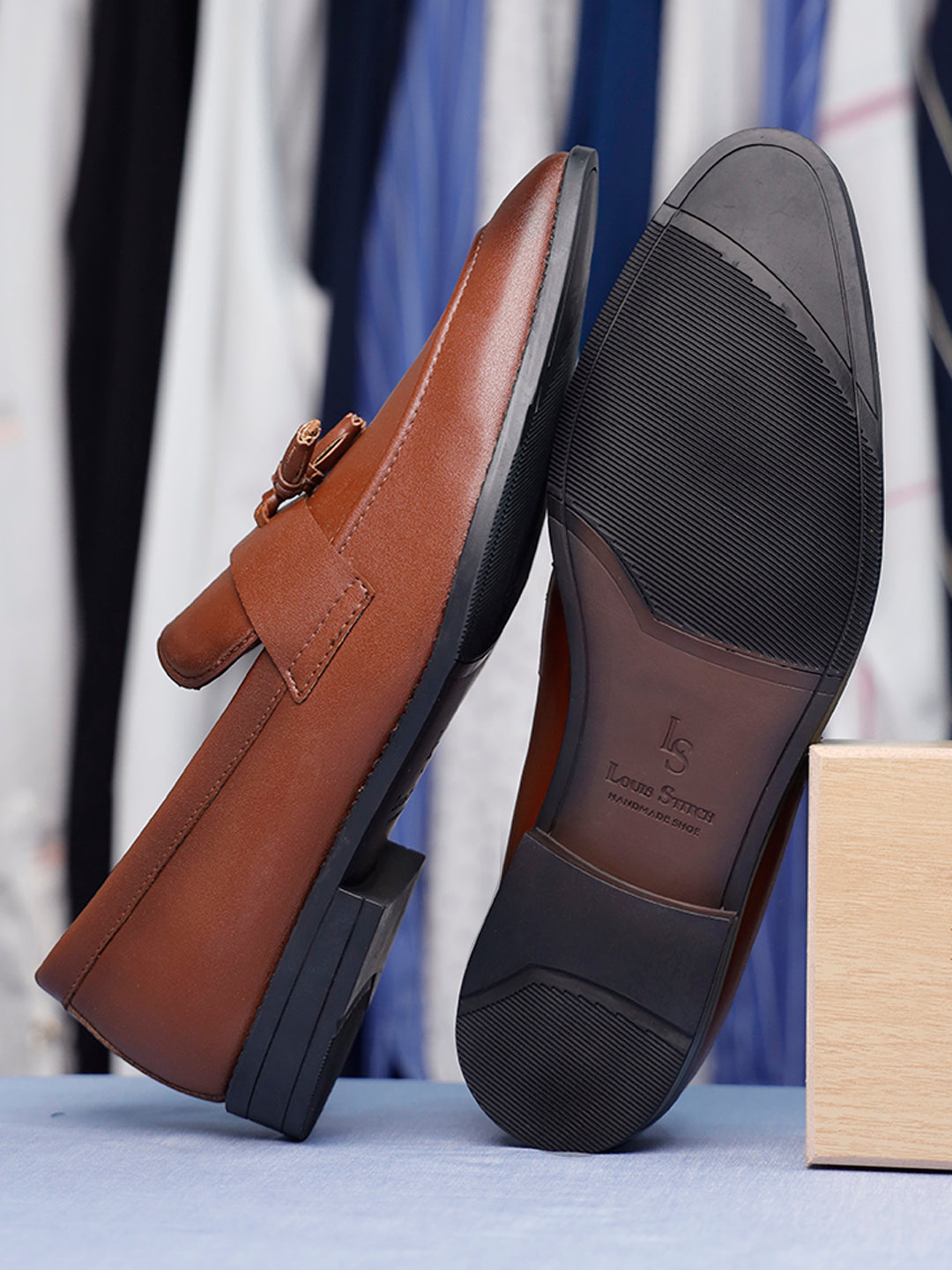 Russet Tan Tassel Style Comfortable Moccasins