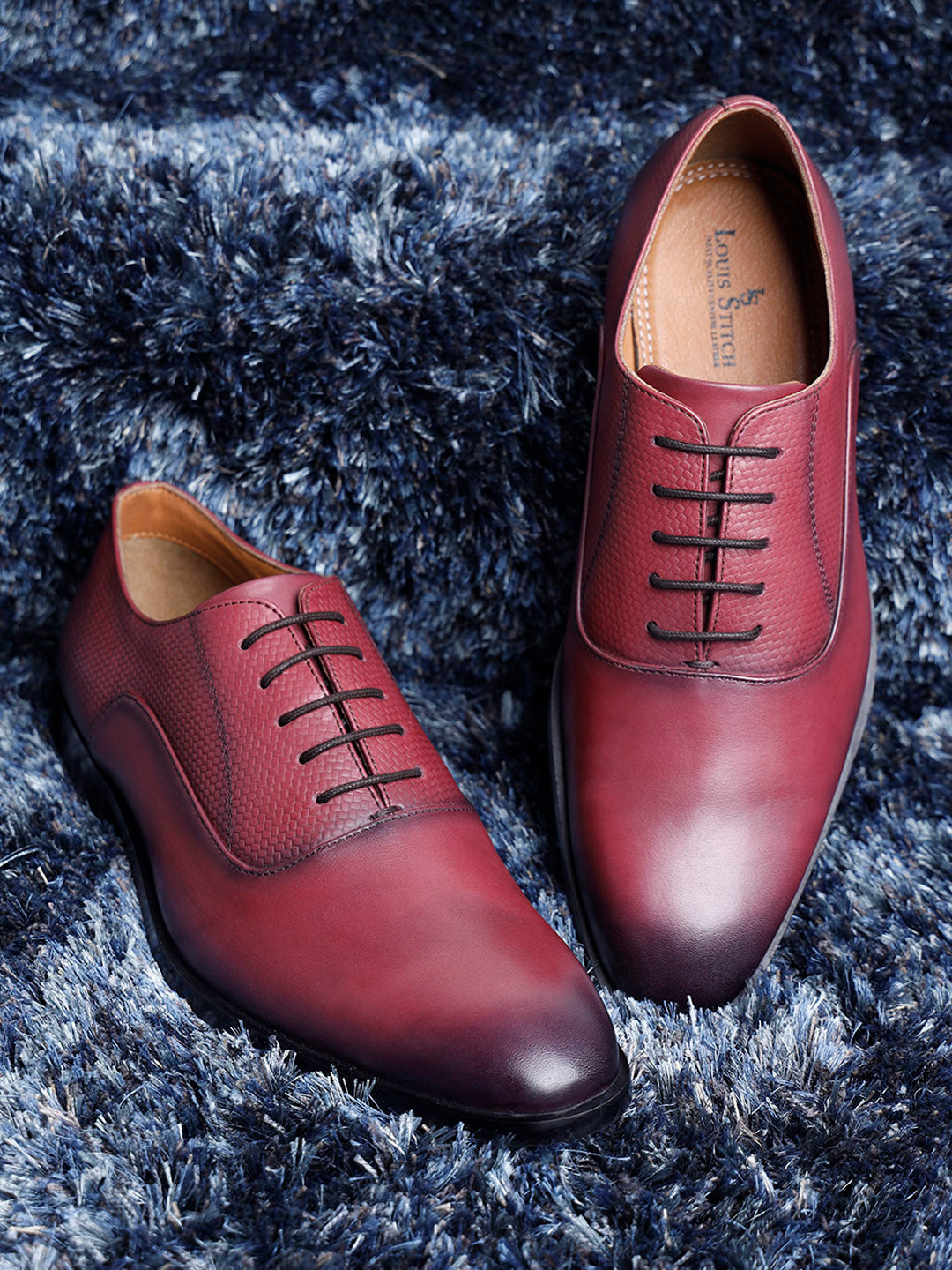 Rosewood Handmade Premium Italian Leather Derby Shoes