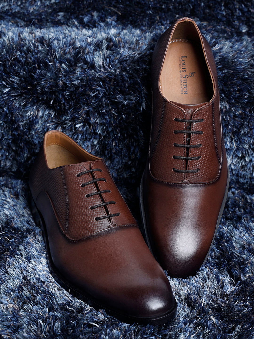 Brunette Brown Handmade Premium Italian Leather Derby Shoes