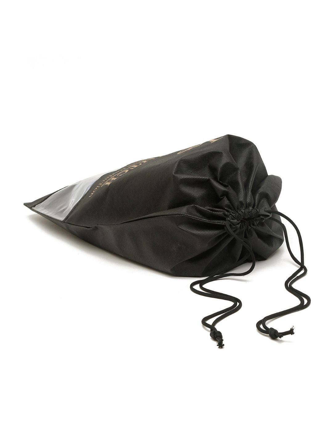 Non Woven Shoe Bag Pack Of  6 Black & Beige See Thru