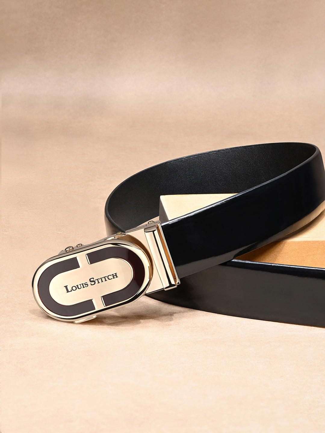 Handcrafted Leather Auto Lock Formal Belt For Men