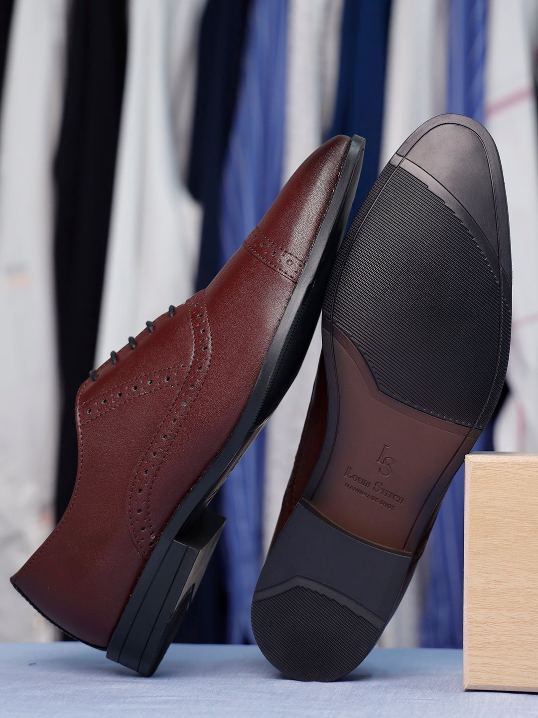 Rosewood Oxford Style Comfortable Formal Laceup Shoes