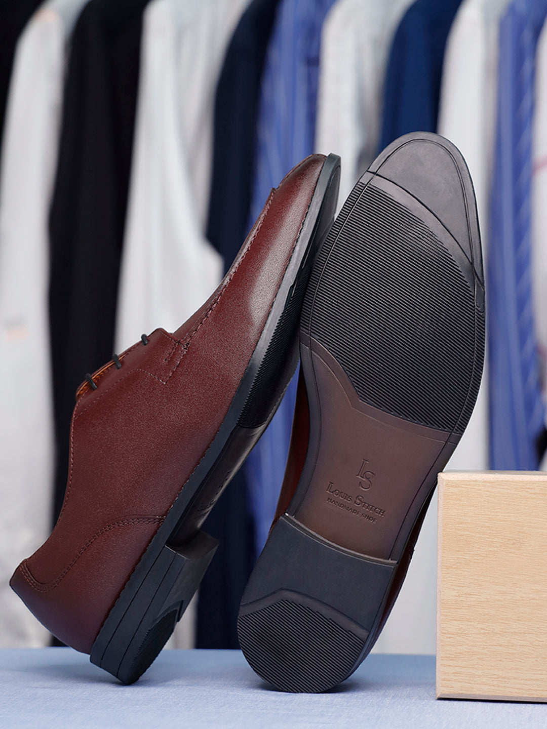 Rosewood Handcrafted Derby Laceups Shoes