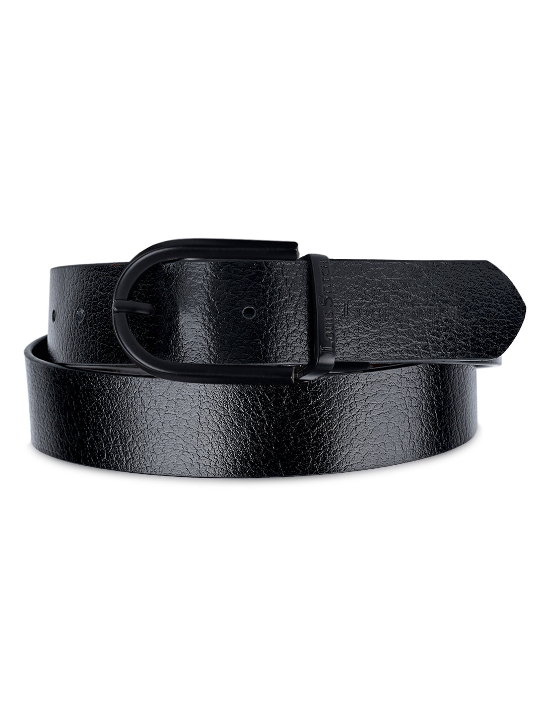 Men's Black & Brown Formal Italian Leather Reversible Belt For Men