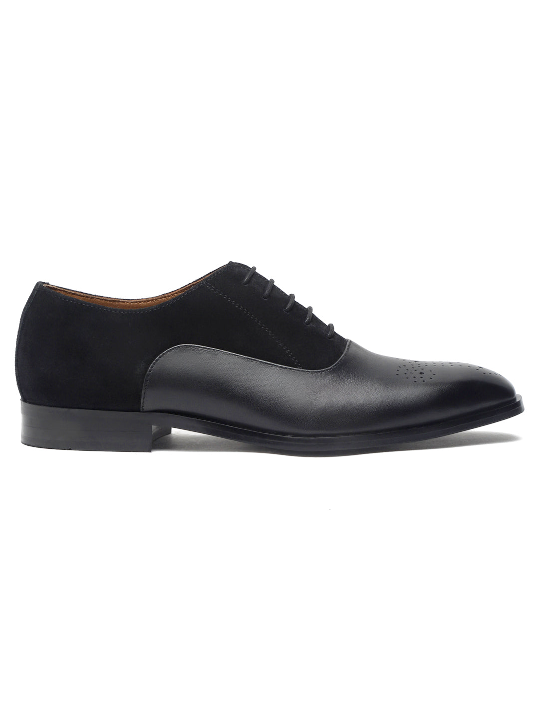 Jet Black Handmade Premium Italian Leather Brogues