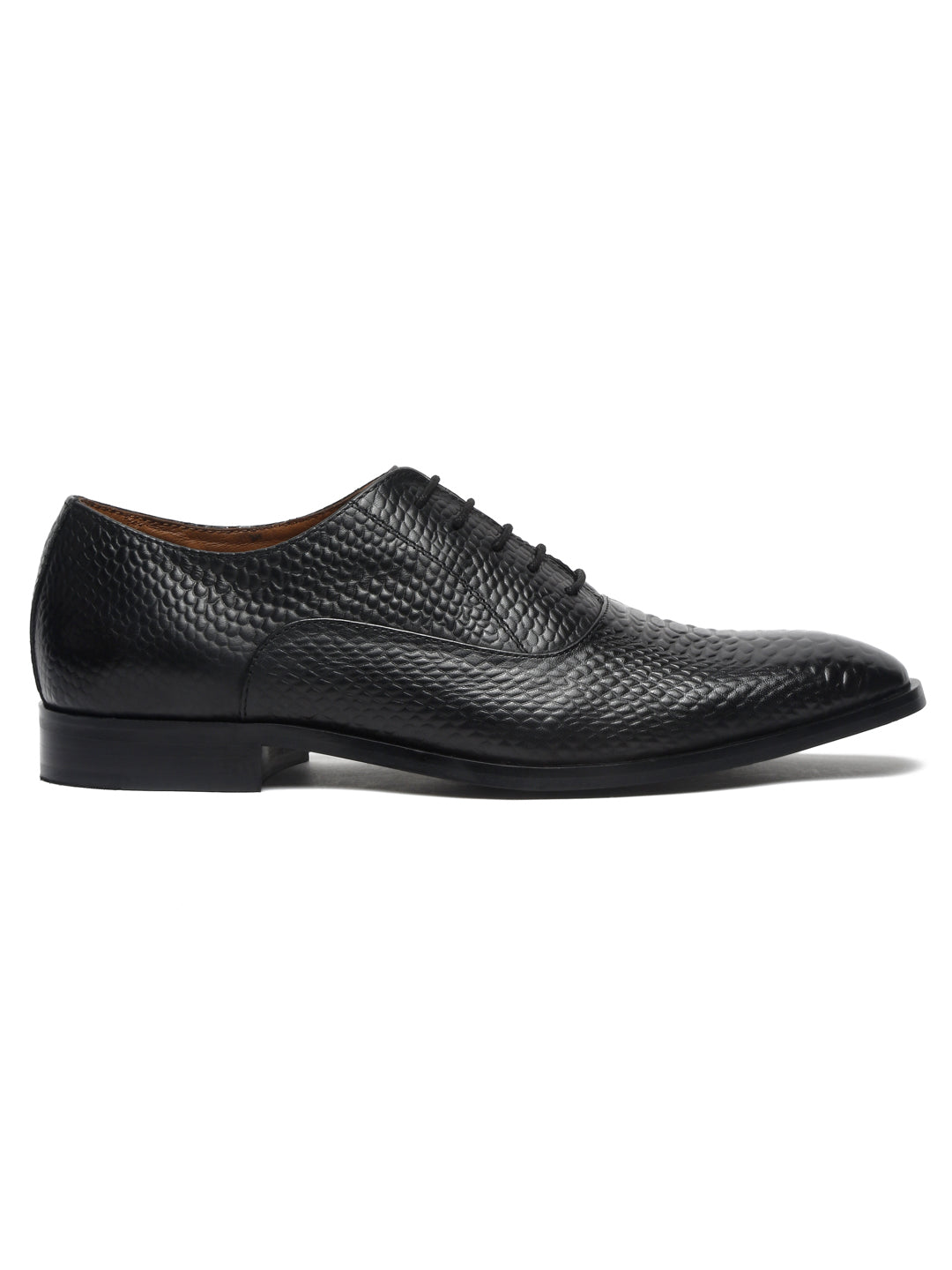 Jet Black Handmade Premium Italian Leather Derby Shoes