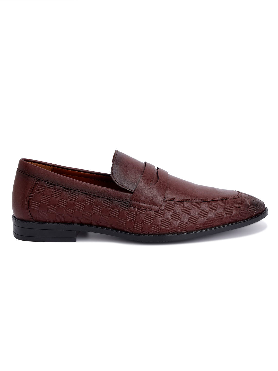 Rosewood Handcrafted Embossed Moccasins Slipons