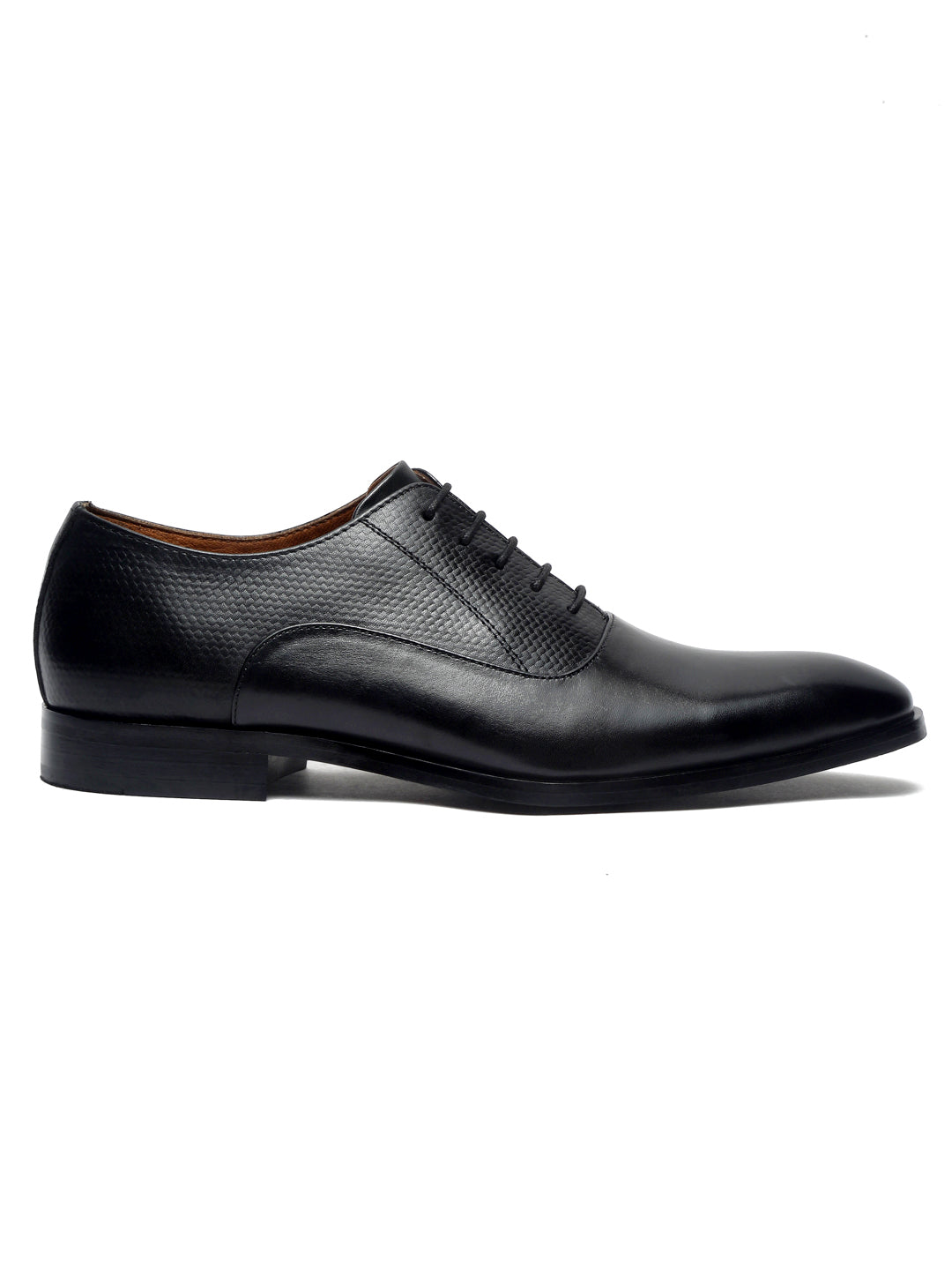 Jet Black Handmade Premium Italian Leather Derby Shoes