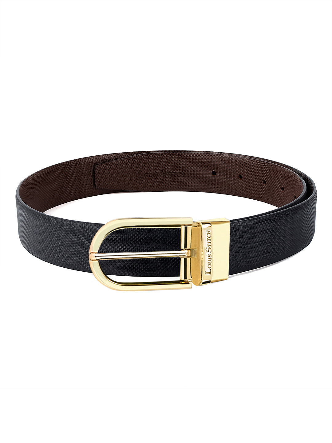 Handcrafted Spanish Leather Reversible Belt For Men