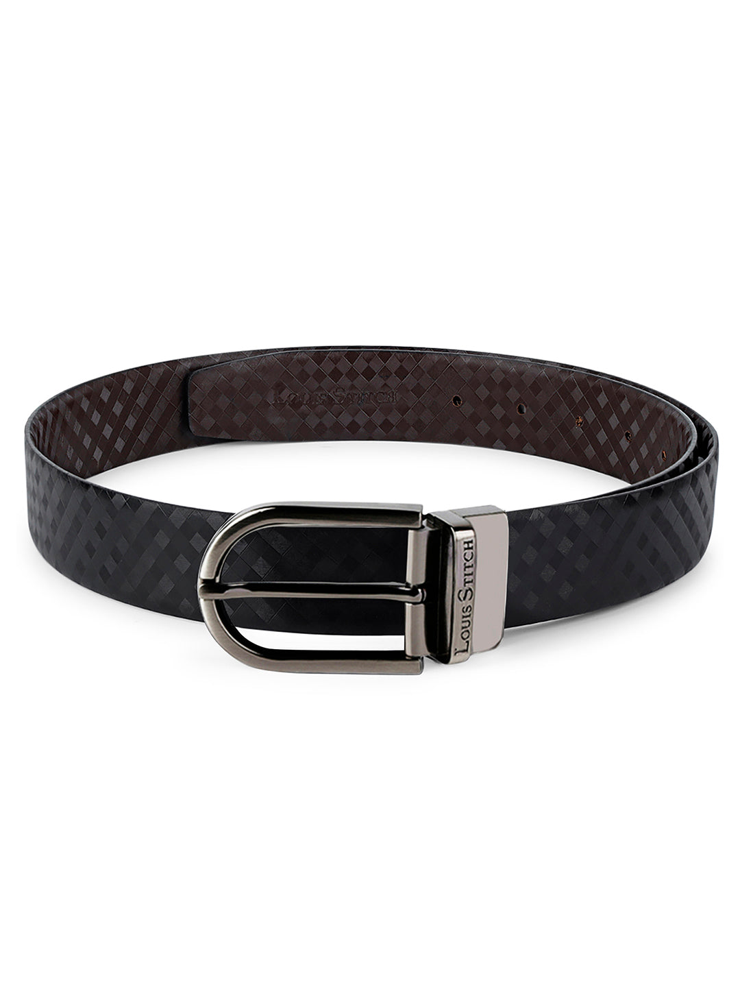 Handcrafted Spanish Leather Reversible Belt For Men