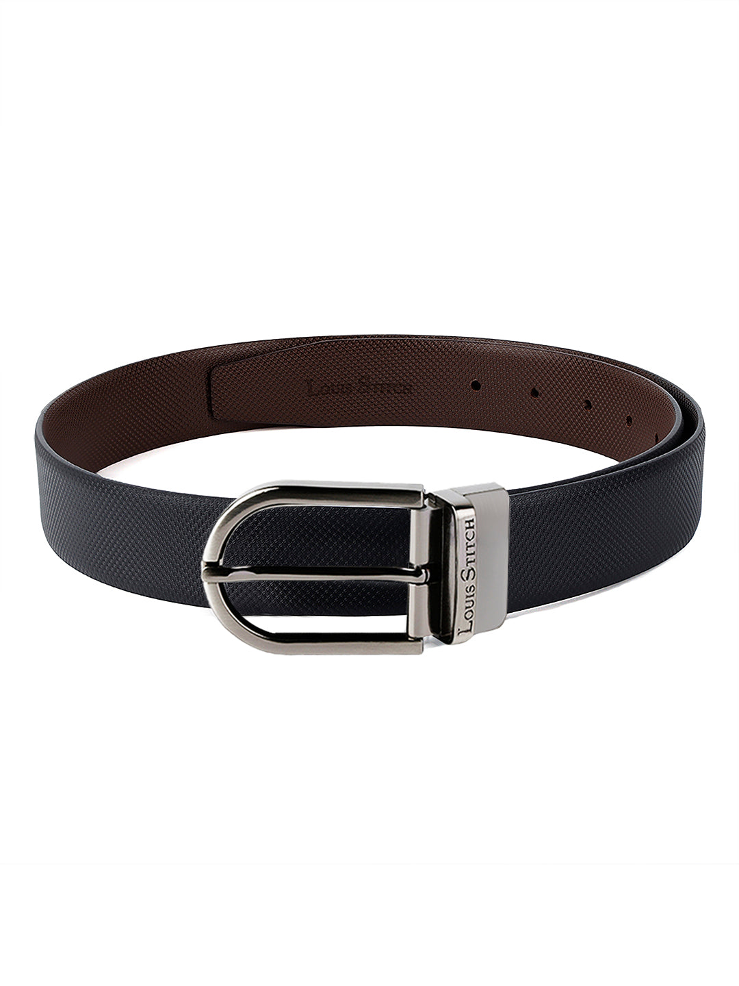 Handcrafted Spanish Leather Reversible Belt For Men