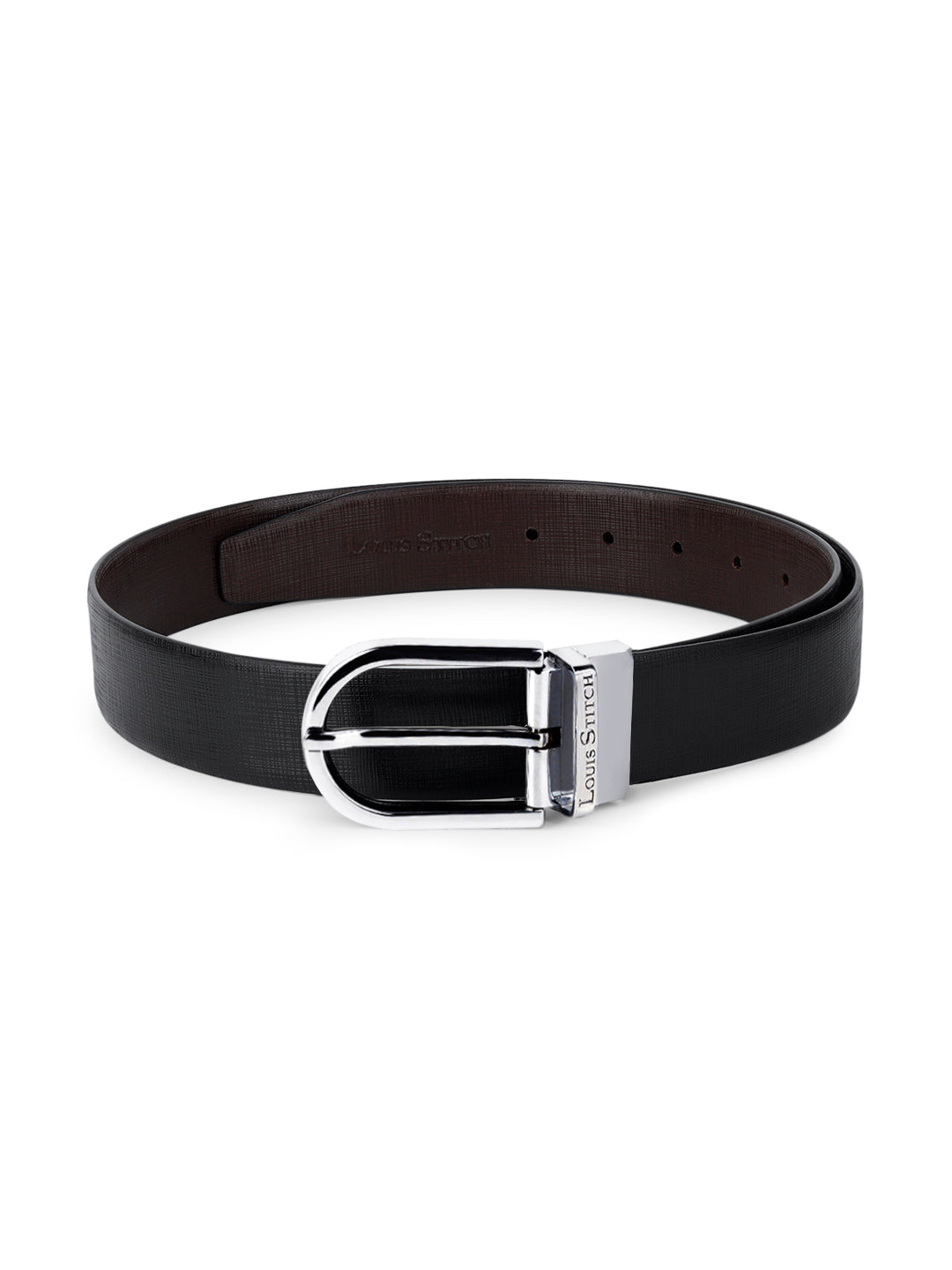 Handcrafted Spanish Leather Reversible Belt For Men