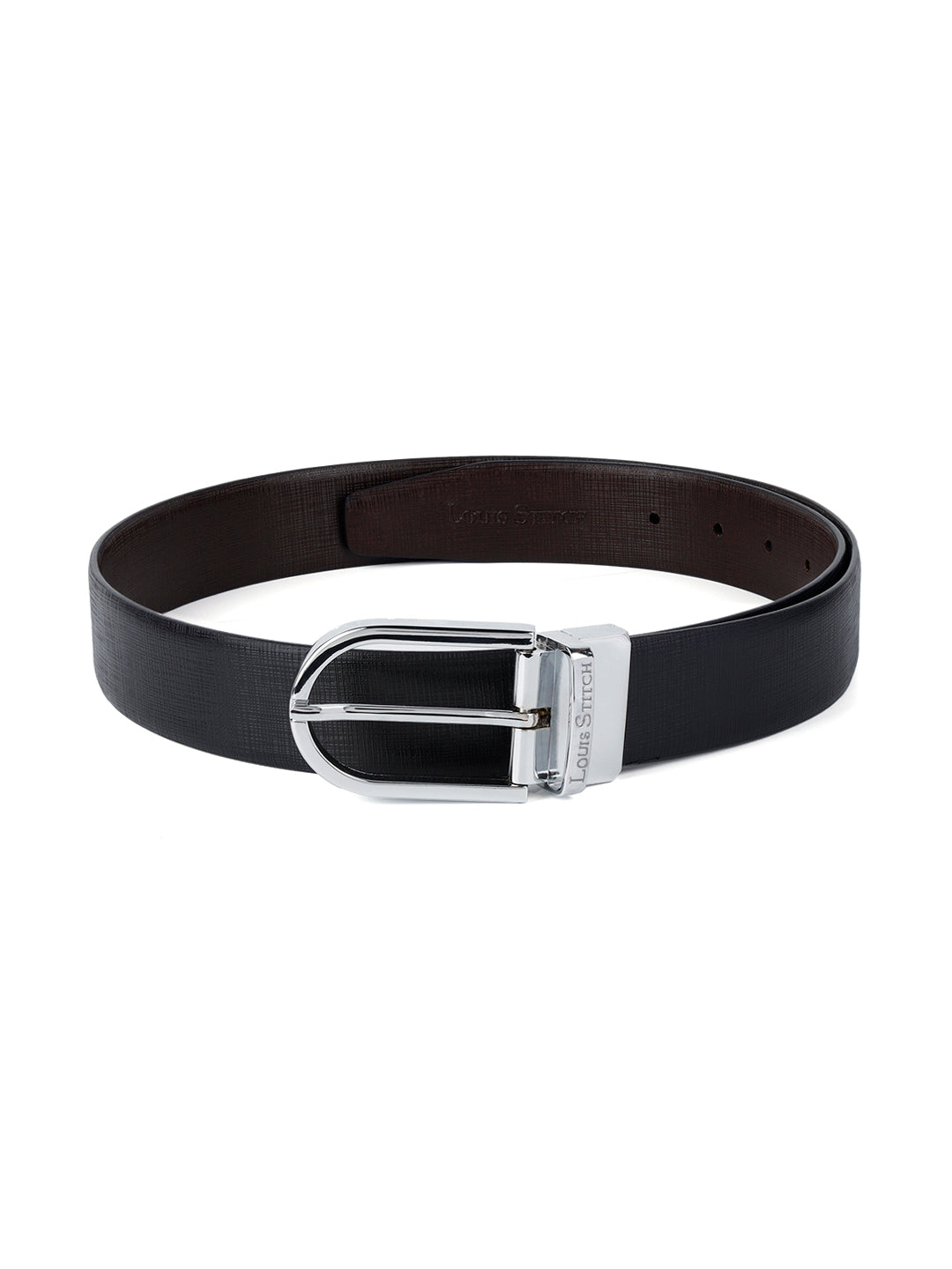 Handcrafted Spanish Leather Reversible Belt For Men