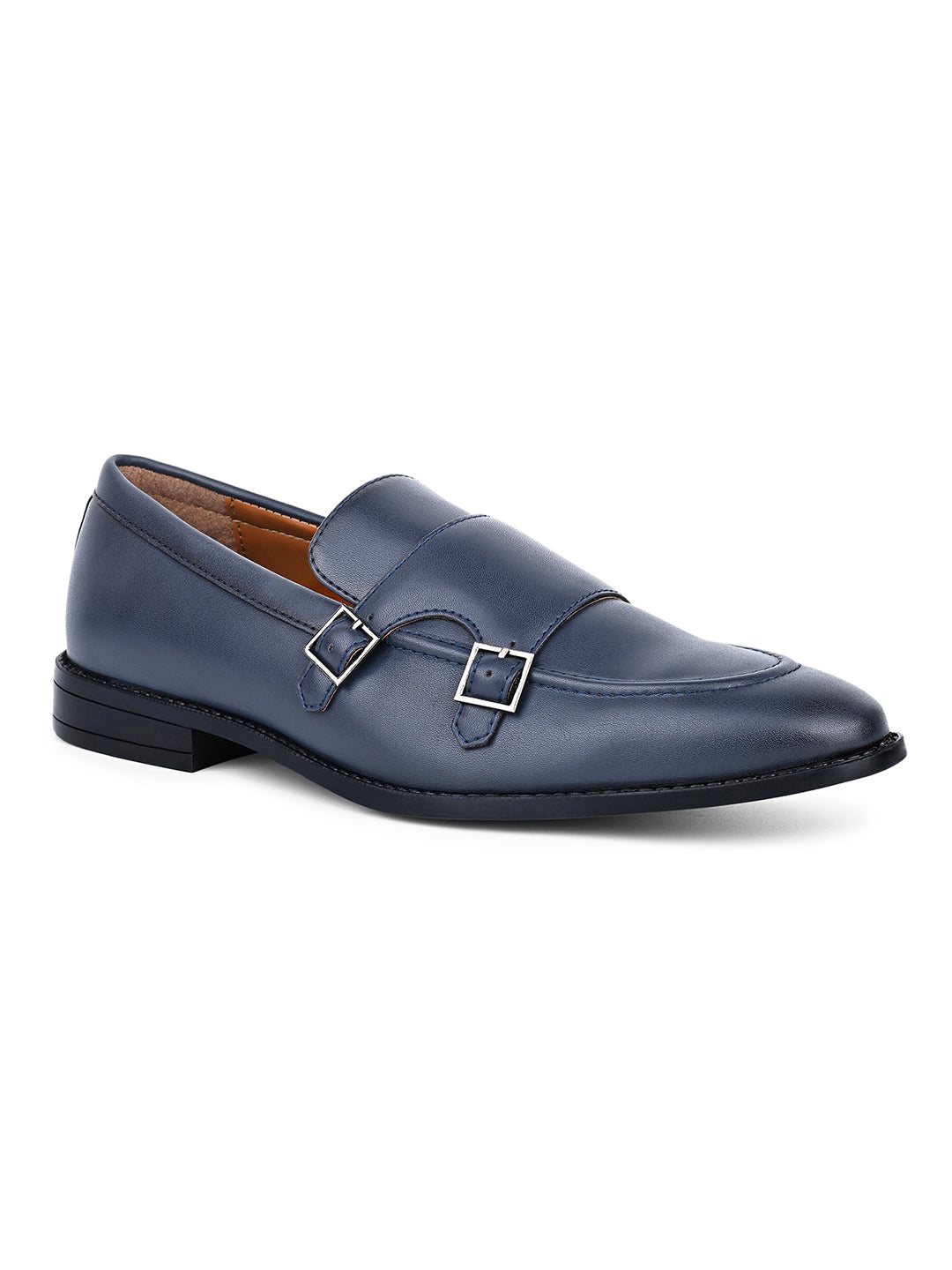 Federal Blue Handcrafted Slipon Style Comfortable Monks