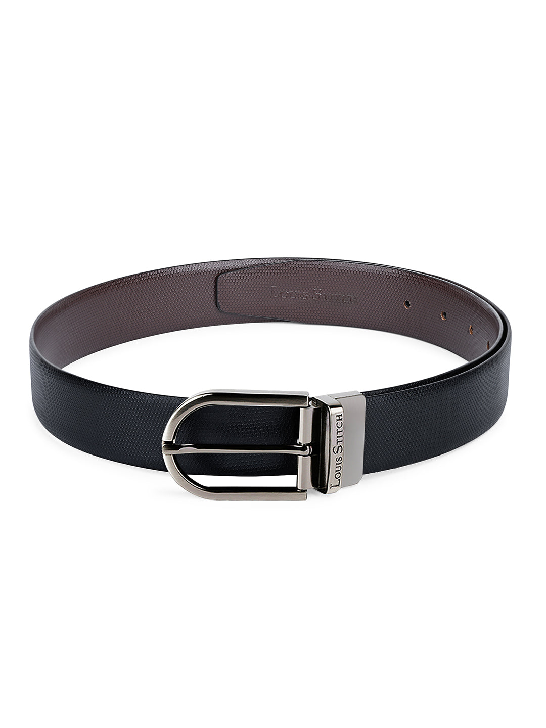 Handcrafted Spanish Leather Reversible Belt For Men