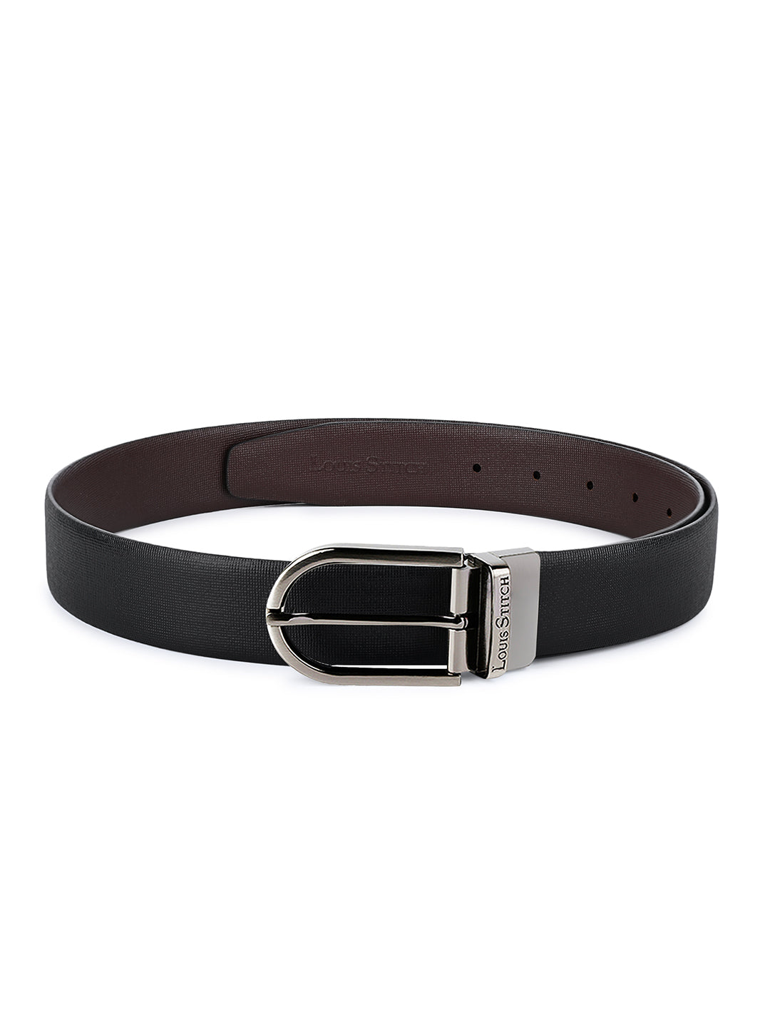 Handcrafted Spanish Leather Reversible Belt For Men