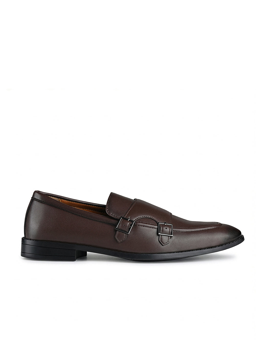 Brunette Brown Handcrafted Slipon Style Comfortable Monk