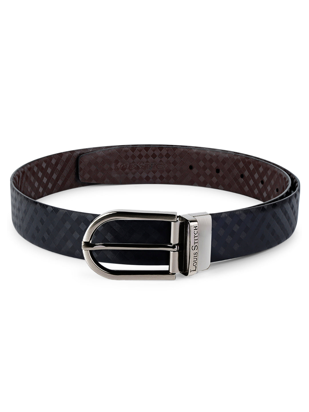 Handcrafted Spanish Leather Reversible Belt For Men