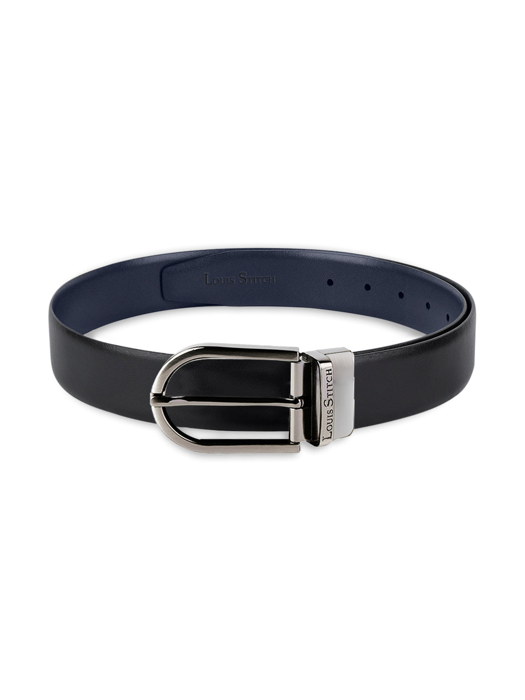 Handcrafted Spanish Leather Reversible Belt For Men